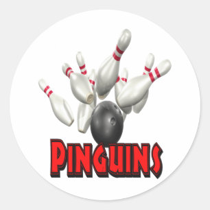 Adesivo Boliche de Pinguins
