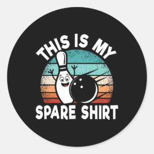 Adesivo Boliche Engraçada Sobre Bowler Esta É Minha Sobres