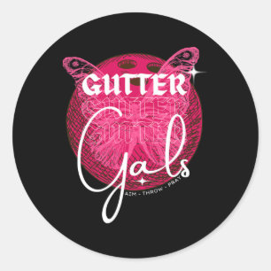 Adesivo Boliche Engraçado Gals Gals Nome Equipe Festa de M