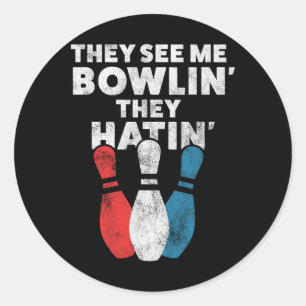 Adesivo Boliche Engraçado Presente Para Homens Mulheres Ou