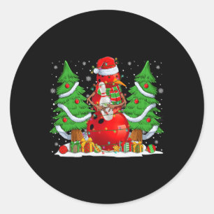 Adesivo Boliche Engraçado Snowman Árvore de Natal Luzes Xm
