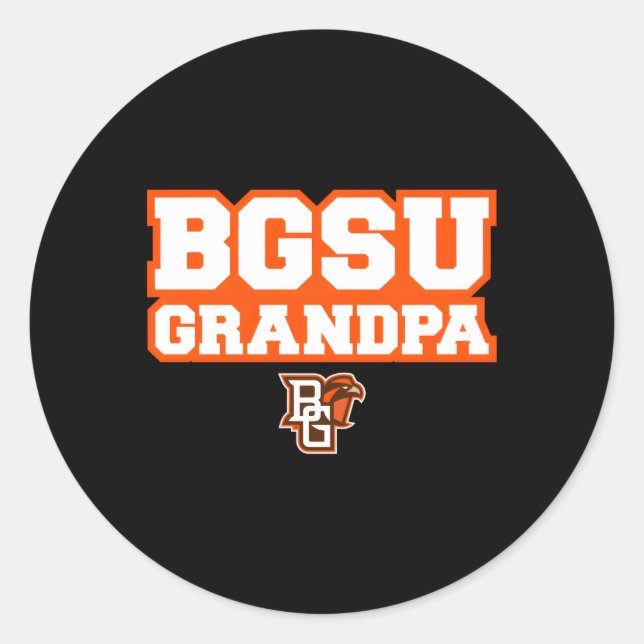 Adesivo Boliche Green Bgsu Falcons Avô (Frente)