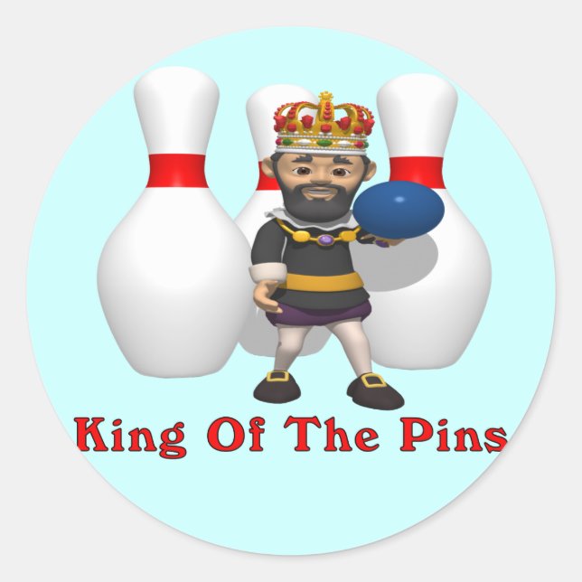 Adesivo Boliche King (Frente)