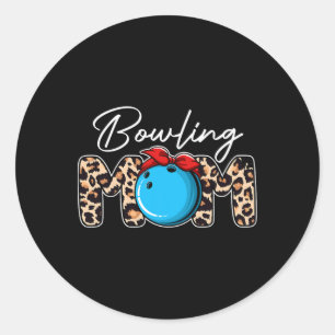 Adesivo Boliche-leopardo-fofa Mamãe esportiva amante mãe