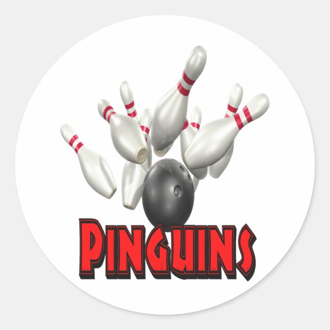 Adesivo Boliche Pinguins (Frente)