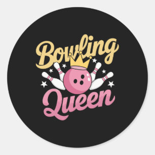 Adesivo Boliche Rainha Bowler Boliche Engraçada