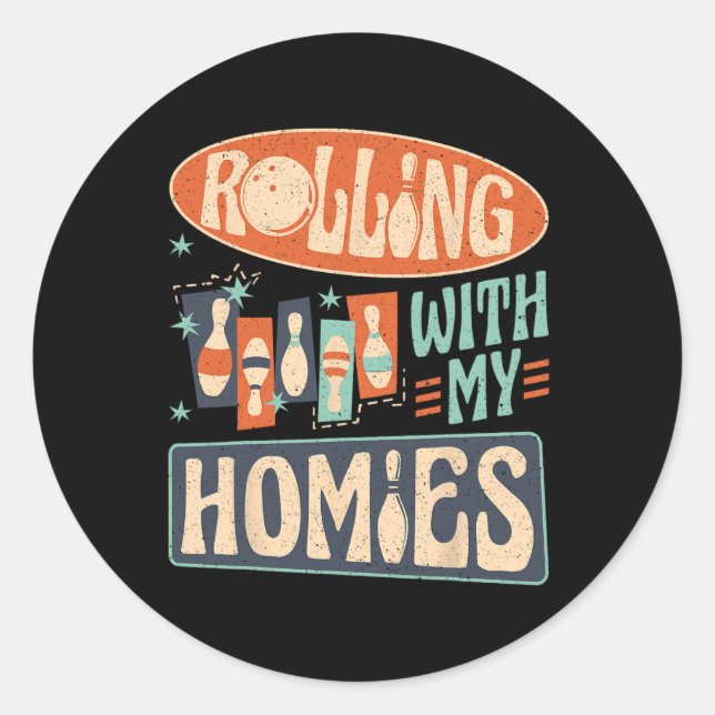 Adesivo Boliche Team Pins Ataca Com Minhas Casas (Frente)