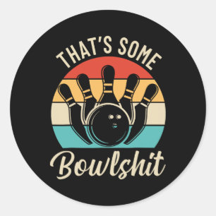 Adesivo Boliche Vintage que é um jogador da equipe do Retr