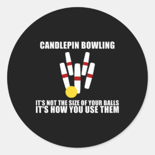 Adesivo Boliches De Candlepin Não Do Tamanho Ll New Englan