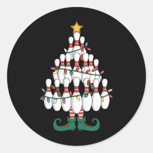 Adesivo Boliches Elves Pin Strike Árvore de Natal Luzes Xm