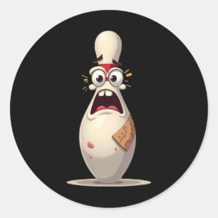 Adesivo Boliches Engraçadas Com Pinos Engraçados Lover Bow