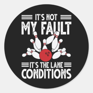 Adesivo Boliches Engraçadas Para Homens Boliches De Bowler