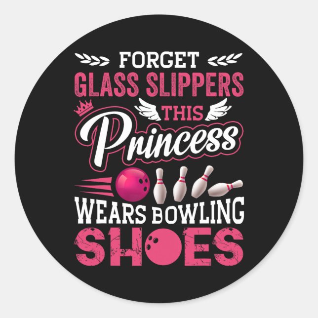 Adesivo Boliches Engraçadas Para Mulheres Meninas Crianças (Frente)