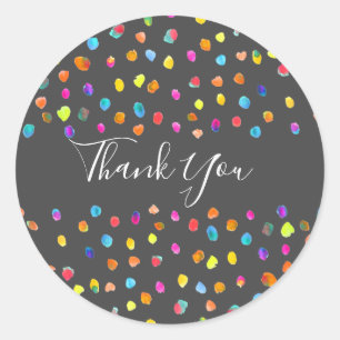 Adesivo Bolinhas bonitinho de boho. Obrigado