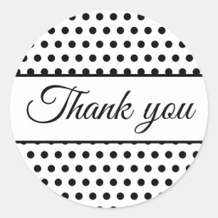 Adesivo Bolinhas brancas pretas