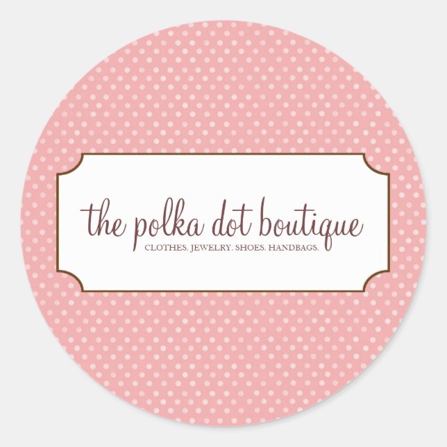 Adesivo Bolinhas Business Stickers (Frente)