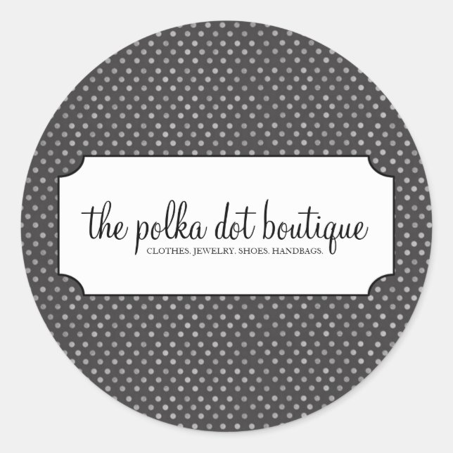 Adesivo Bolinhas Business Stickers (Frente)