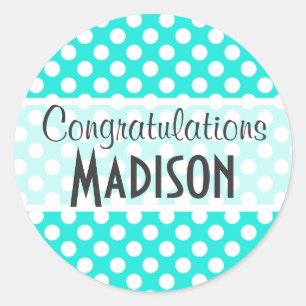 Adesivo Bolinhas da cor do Aqua