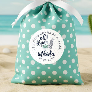 Adesivo Bolinhas de Llama Tipográfico Oh Llama Chá de mamã