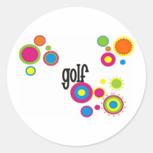 Adesivo Bolinhas legal do golfe
