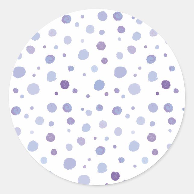 Adesivo bolinhas pintadas à mão (Frente)