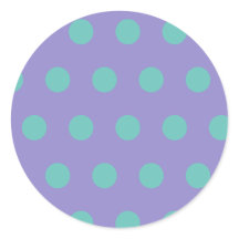 Bolinhas redondas (Lavanda e Aqua)