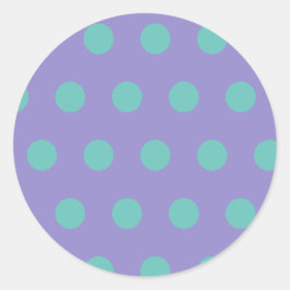 Adesivo Bolinhas redondas (Lavanda e Aqua)