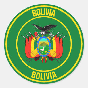 Adesivo Bolivia Round Emblem