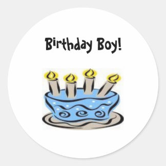 Adesivo Bolo 2º dia, Aniversário!