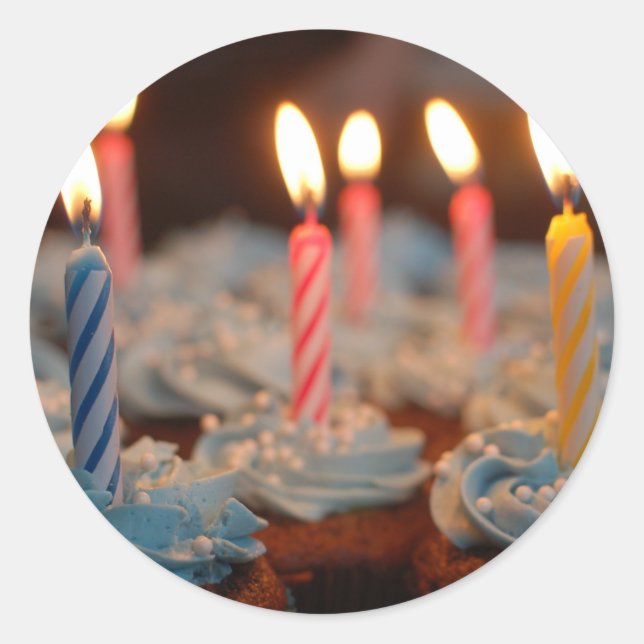 Adesivo bolo de aniversário House Fresse doce assar de com (Frente)