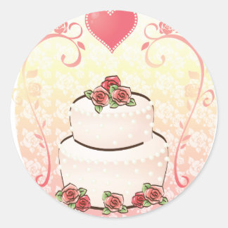 Adesivo Bolo de Casamento
