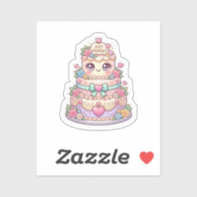 Bolo de Casamento Kawaii Fofo Pastel Floral