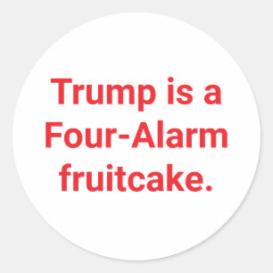 Adesivo Bolo de Frutas Perigoso Trump Hankamer Artjunkhaus