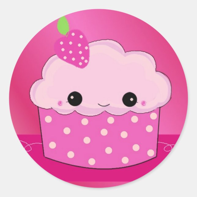 Adesivo Bolo de Rosa (Frente)