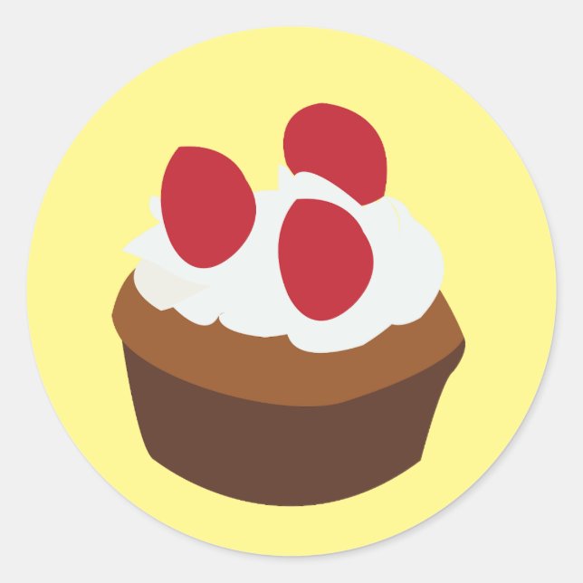 Adesivo Bolo de Xícara Muffin (Frente)