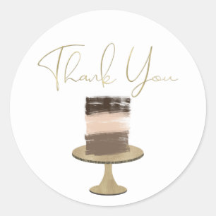 Adesivo Bolo Elegante Moderno de 3 Camadas