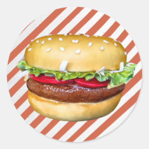 Adesivo Bolo redondo do Hamburger