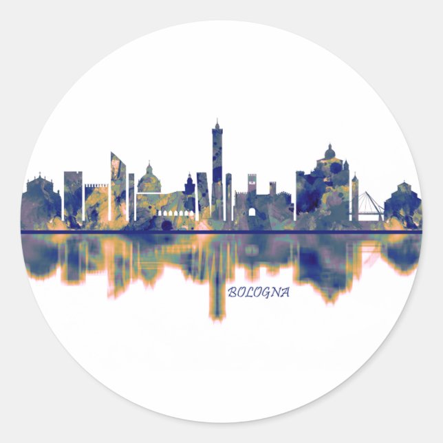 Adesivo Bolonha Skyline (Frente)