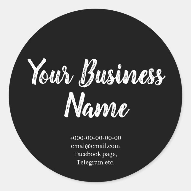 Adesivo Bolos de na moda, padaria, artesanato (Frente)