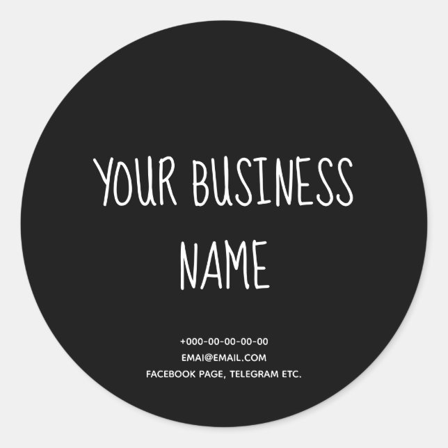 Adesivo Bolos de na moda, pastelaria, confeccionados à mão (Frente)