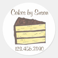 Bolos de padaria personalizada cozinhando em palhe