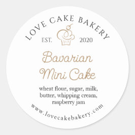 Adesivo Bolos e Bolos Personalizados