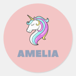 Adesivo Bolsa Tote Unicórnio Amelia