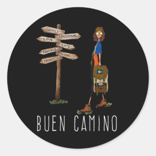 Adesivo Bom Caminho De Santiago Peregrino Trilha De São 
