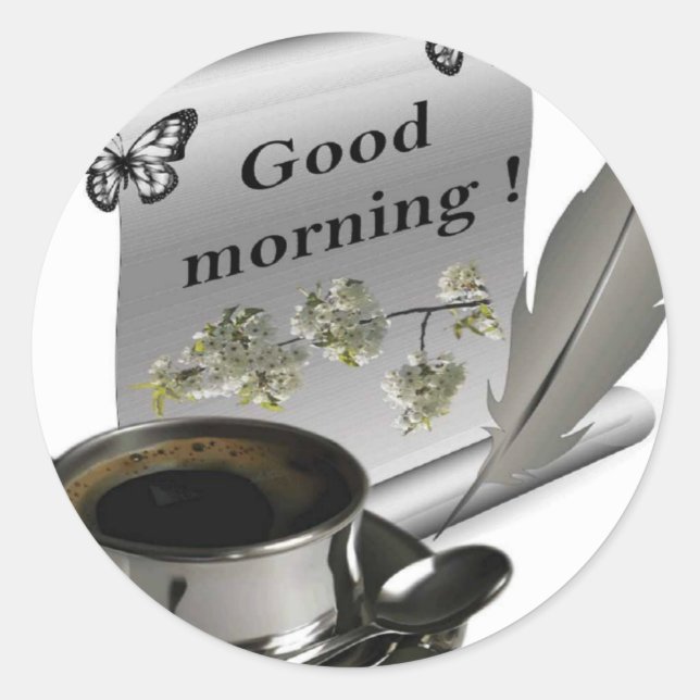 Adesivo Bom dia (Frente)