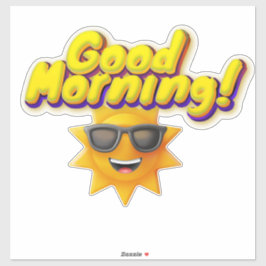 Adesivo Bom dia!