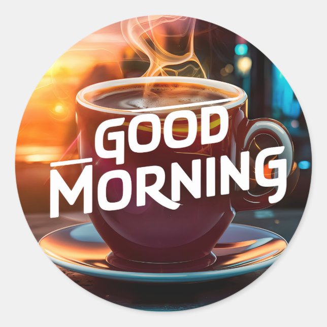 Adesivo Bom dia Café e Pães #8 (Frente)