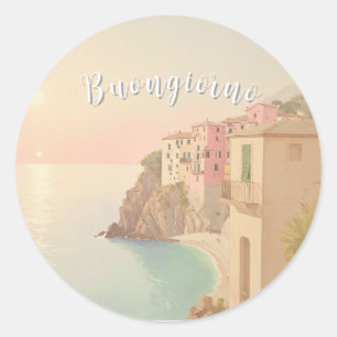 Adesivo Bom dia Riviera Italiana