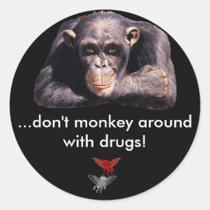 Adesivo Bom /Evil,… não monkey ao redor com…