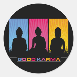 Adesivo Bom Karma Buddhas